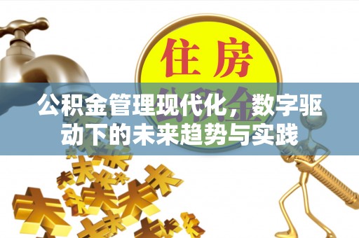 山亭公积金管理现代化，数字驱动下的未来趋势与实践